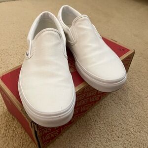 Vans Classic Slip On White Men 9.5